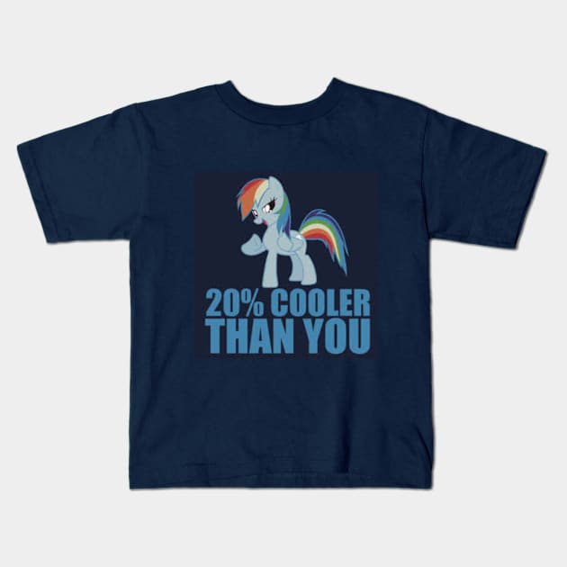 20% cooler Kids T-Shirt by hloehr0305